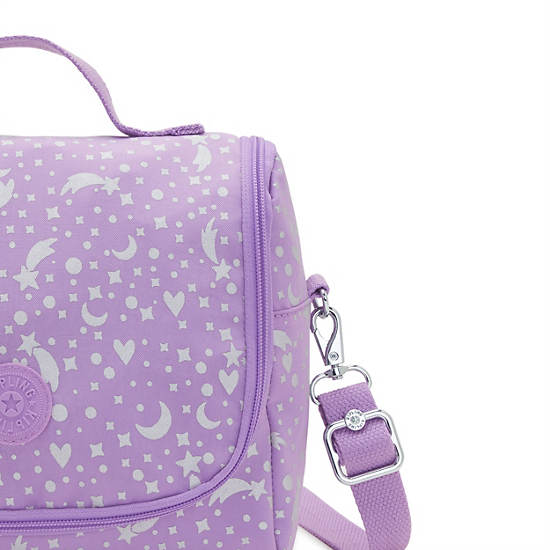 Kipling New Kichirou Printed Lunch Bag Táska Lila | HU 1935DF